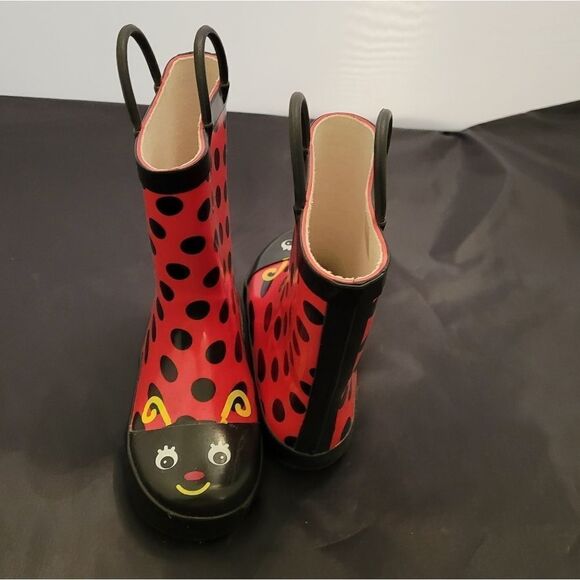 BRAND NEW LADYBUG  GIRL RAIN BOOTS - Picture 16 of 16